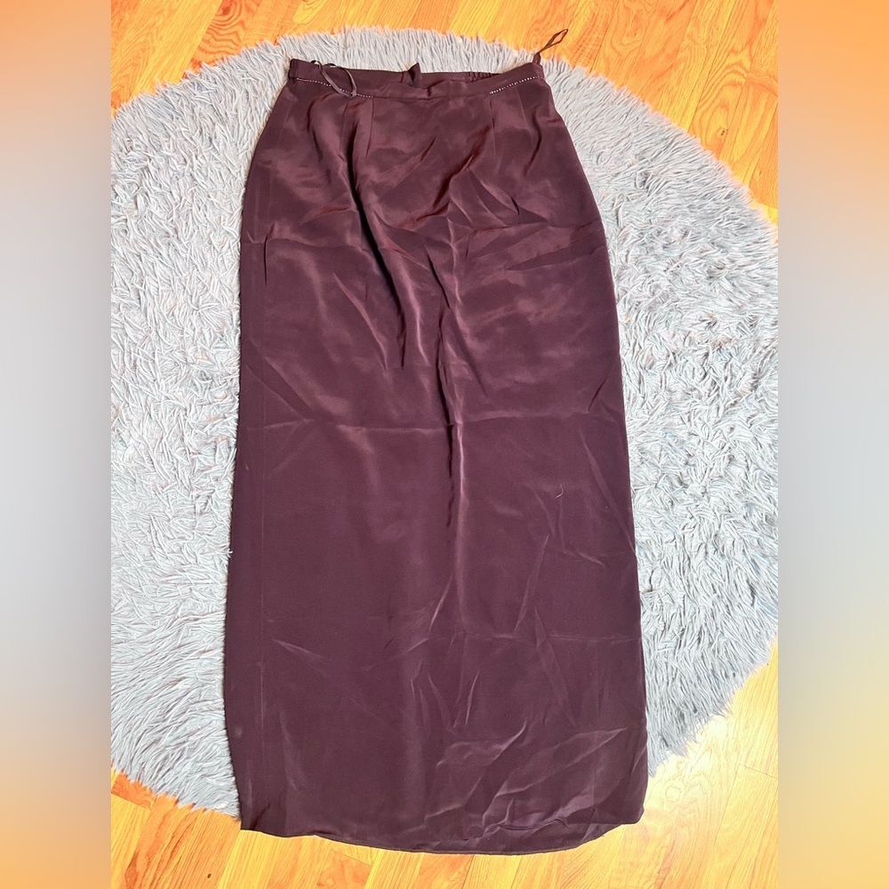 Terani Couture Purple Maxi Evening Skirt Size 14